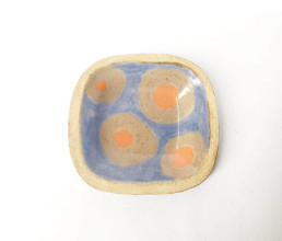 Blue ceramic dish - Small Trinket