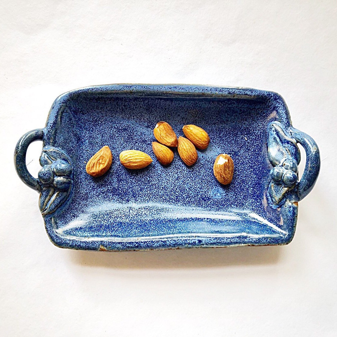 Blue Serving Dish -  Ceramic Snacks Dish