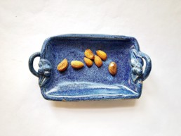 Blue Serving Dish -  Ceramic Snacks Dish