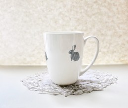 White Rabbit Mug - Porcelain