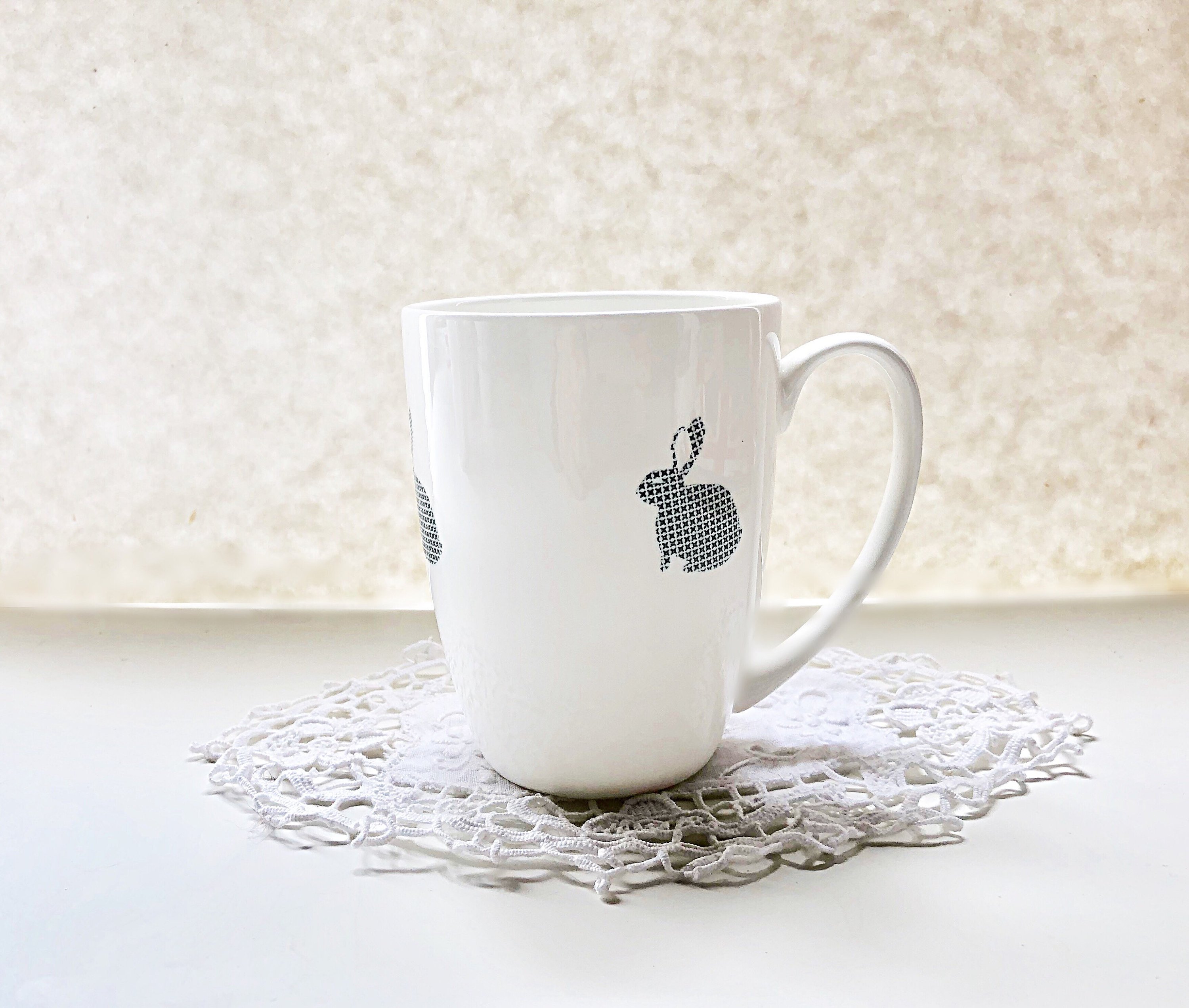 White Rabbit Mug - Porcelain