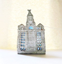 Liverpool Liver Buildings - Ceramic Votive Sculpture