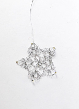 Metal Crochet Star - Treehanging