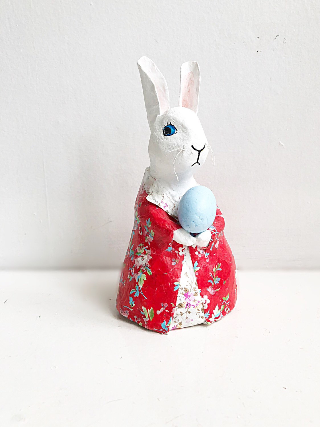 Easter Rabbit Sculpture -                    Papiermaché