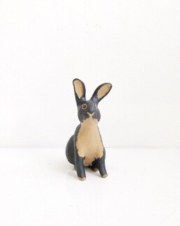 Rabbit Sitting                                           Ceramic Tan