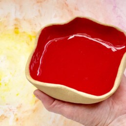 Red Bowl - Ceramic