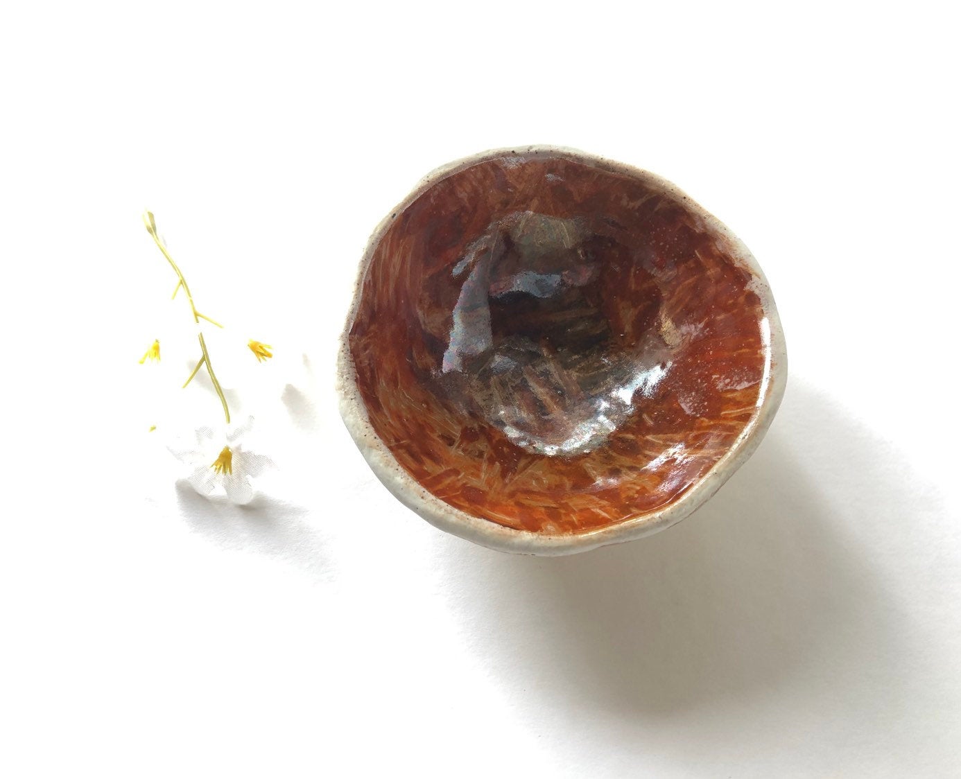 Small Lustre Brown Bowl - Ceramic