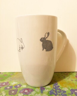 White Rabbit Mug - Porcelain