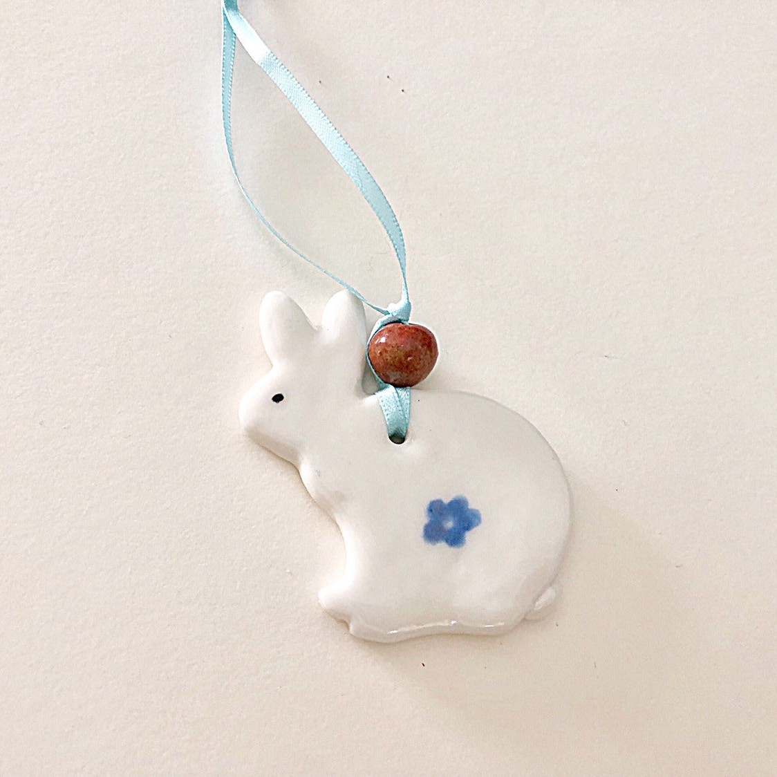 White Rabbit Wallhanger - Porcelain