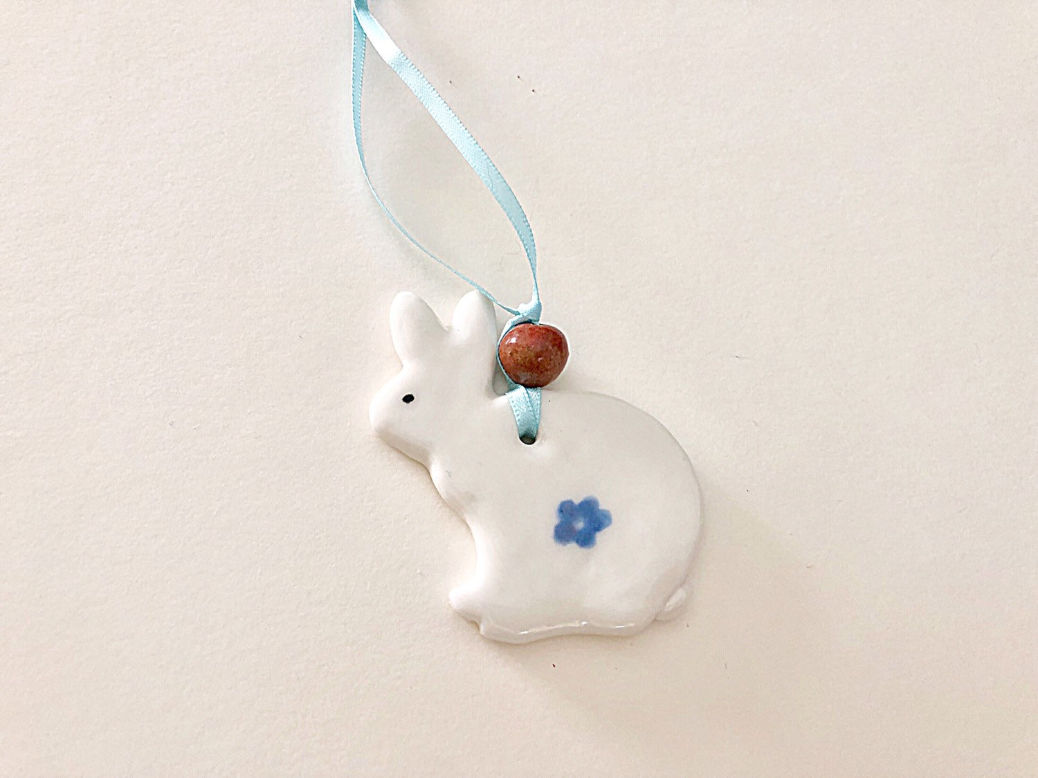 White Rabbit Wallhanger - Porcelain